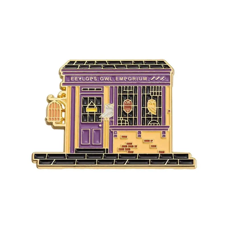 Twin peaks Venus Art Statue Enamel pin Hexagon Brooch Custom Alloy Badge Backpack Lapel Pins Fashion Art Jewelry for Women Gift SS69