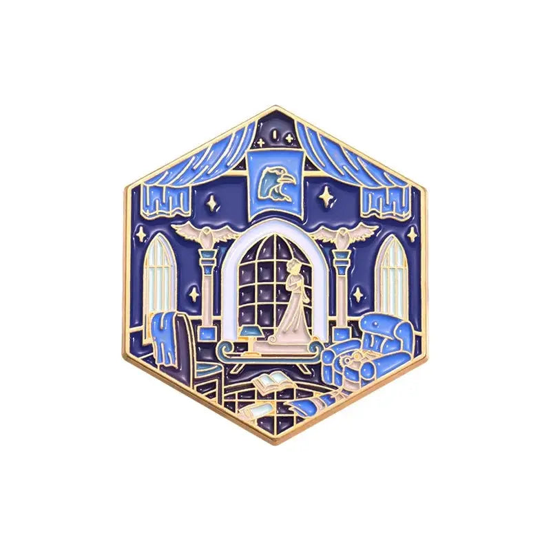 Twin peaks Venus Art Statue Enamel pin Hexagon Brooch Custom Alloy Badge Backpack Lapel Pins Fashion Art Jewelry for Women Gift SS69 5.69 QHXZ917