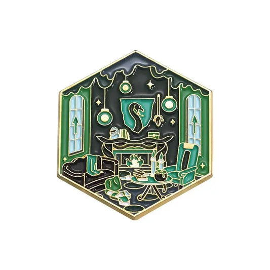 Twin peaks Venus Art Statue Enamel pin Hexagon Brooch Custom Alloy Badge Backpack Lapel Pins Fashion Art Jewelry for Women Gift SS69 5.69 QHXZ915