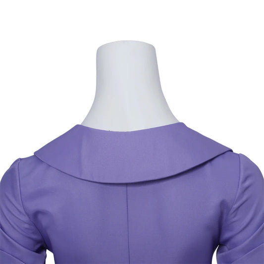 Chip Dale Animation Gadget Hackwrench Cosplay Blue-Magenta Bodysuit with Purple Belt Women's Costume Casual Jumpsuit SS69