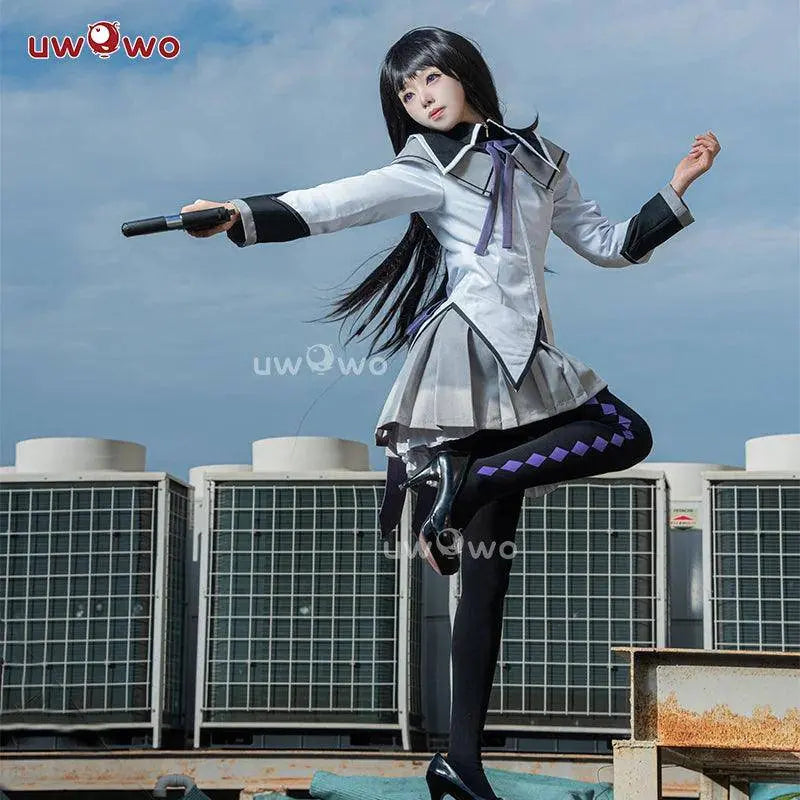 UWOWO Collab Series: Puellaa Magii Madoka Magicaa Akemii Homuraa Cospaly Costume S-4XL Cosplay Outfits - SS69
