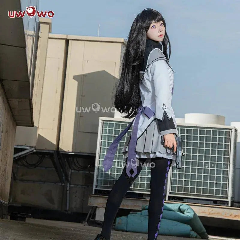 UWOWO Collab Series: Puellaa Magii Madoka Magicaa Akemii Homuraa Cospaly Costume S-4XL Cosplay Outfits - SS69
