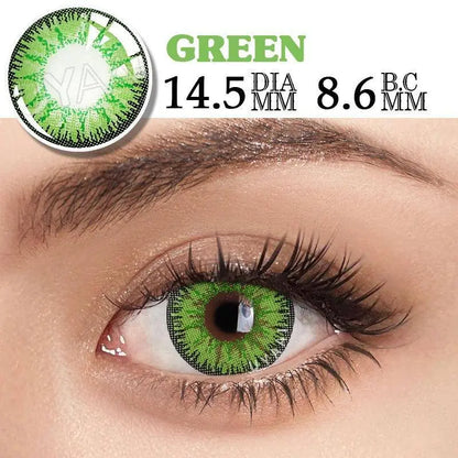 UYAAI Halloween Cosplay Color Contact Lenses Cosplay Lens Anime Red Lenses Girl Tears Graduated Colored Lenses Makeup Eye Len - SS69
