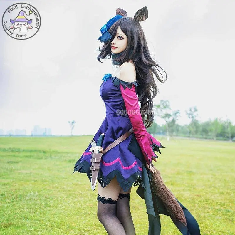 Umamusume:Pretty Derby Anime Rice Shower Cosplay Costumes Battle Suit Women Lovely Dress Role Play Halloween Party Outfit - SS69