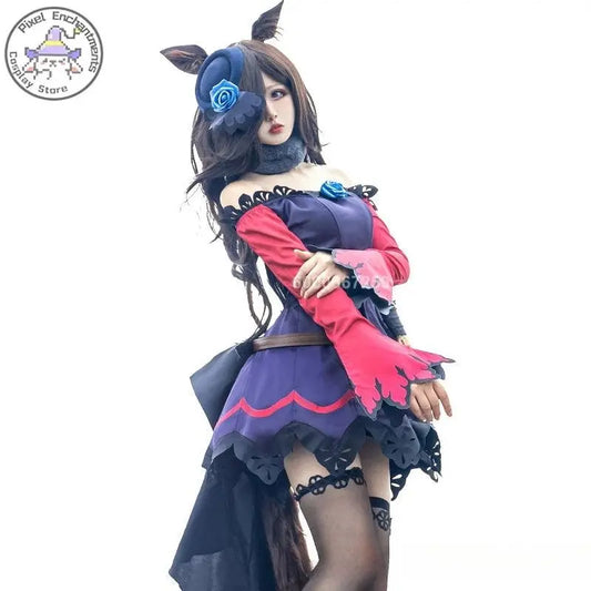 Umamusume:Pretty Derby Anime Rice Shower Cosplay Costumes Battle Suit Women Lovely Dress Role Play Halloween Party Outfit - SS69