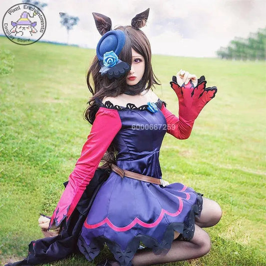 Umamusume:Pretty Derby Anime Rice Shower Cosplay Costumes Battle Suit Women Lovely Dress Role Play Halloween Party Outfit - SS69