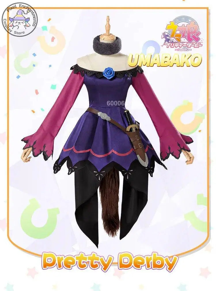 Umamusume:Pretty Derby Anime Rice Shower Cosplay Costumes Battle Suit Women Lovely Dress Role Play Halloween Party Outfit - SS69