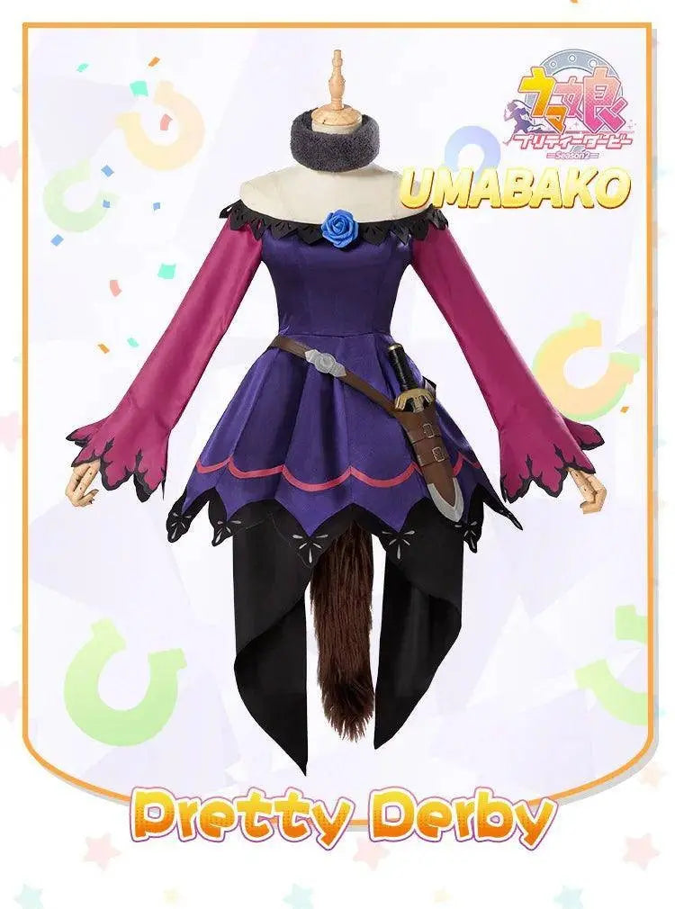 Umamusume:Pretty Derby Anime Rice Shower Cosplay Costumes Battle Suit Women Lovely Dress Role Play Halloween Party Outfit - SS69