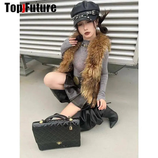 Unisex style Harajuku Gothic Lolita Hat Women Men Punk Biker Style beret subculture metal Cap Streetwear Rivet spike Arm Cap - SS69