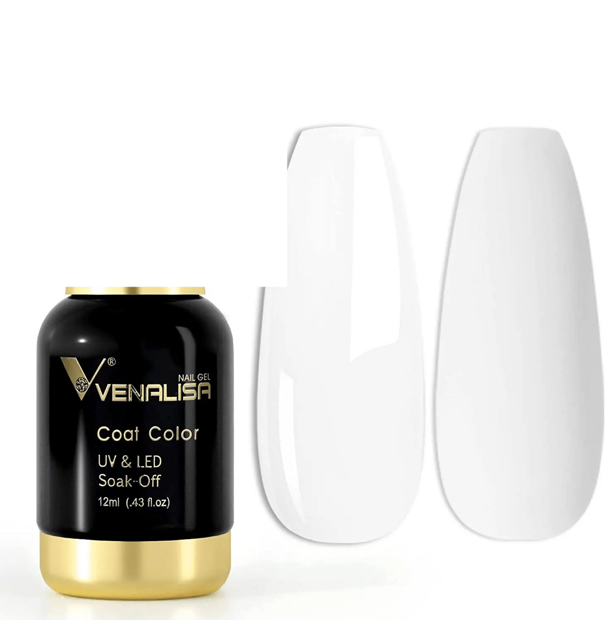 VENALISA Semi-Permanent White Nail Polish: Eco-Friendly, and Easy to Apply - SS69