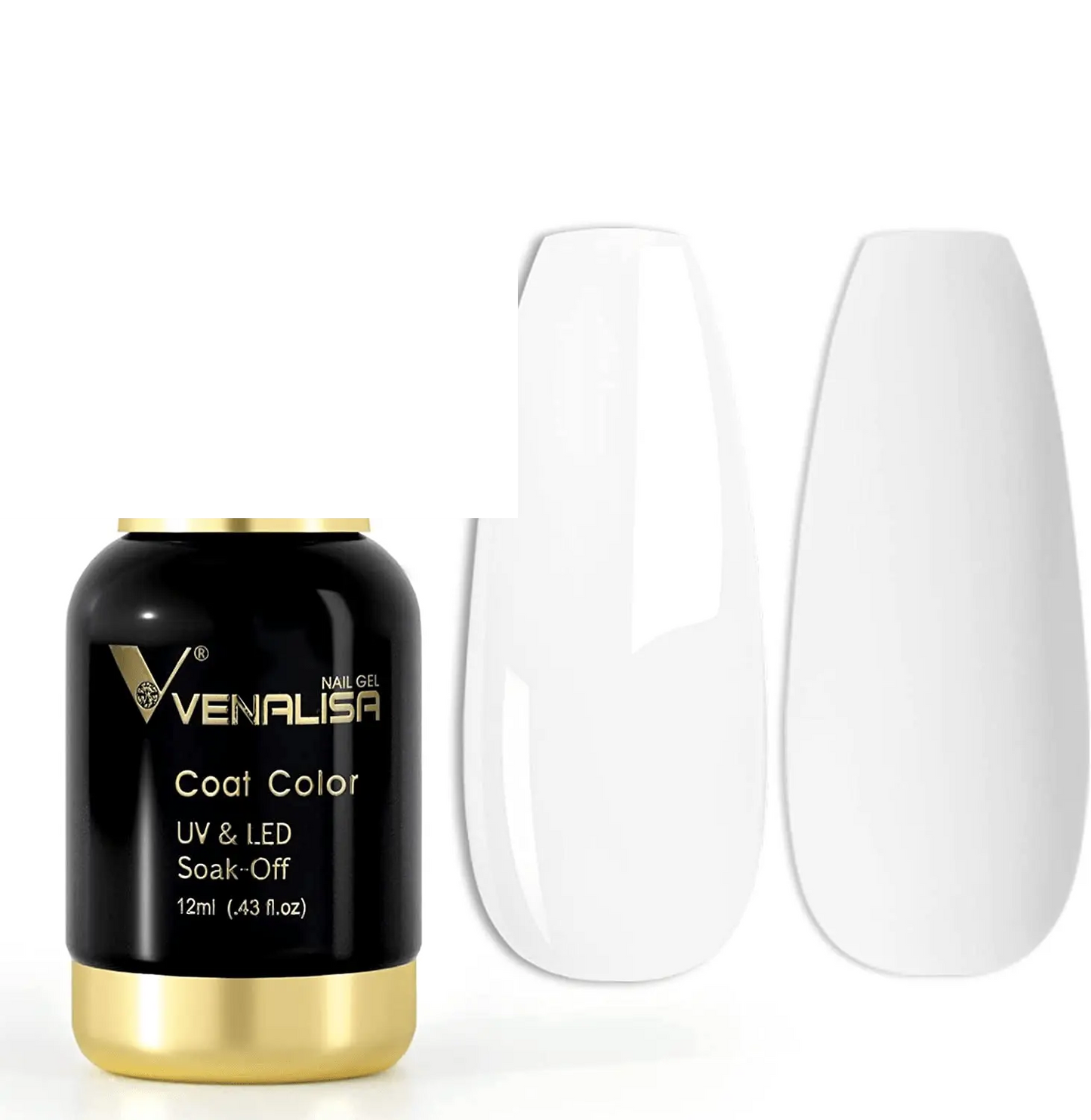 VENALISA Semi-Permanent White Nail Polish: Eco-Friendly, and Easy to Apply - SS69