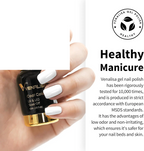 VENALISA Semi-Permanent White Nail Polish: Eco-Friendly, and Easy to Apply - SS69