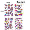 Valentine's Day Fluorescent Skin Face Tattoos Temporary Tattoos Waterproof arm and shoulder tattoos Music Concert Bar tattoo SS69