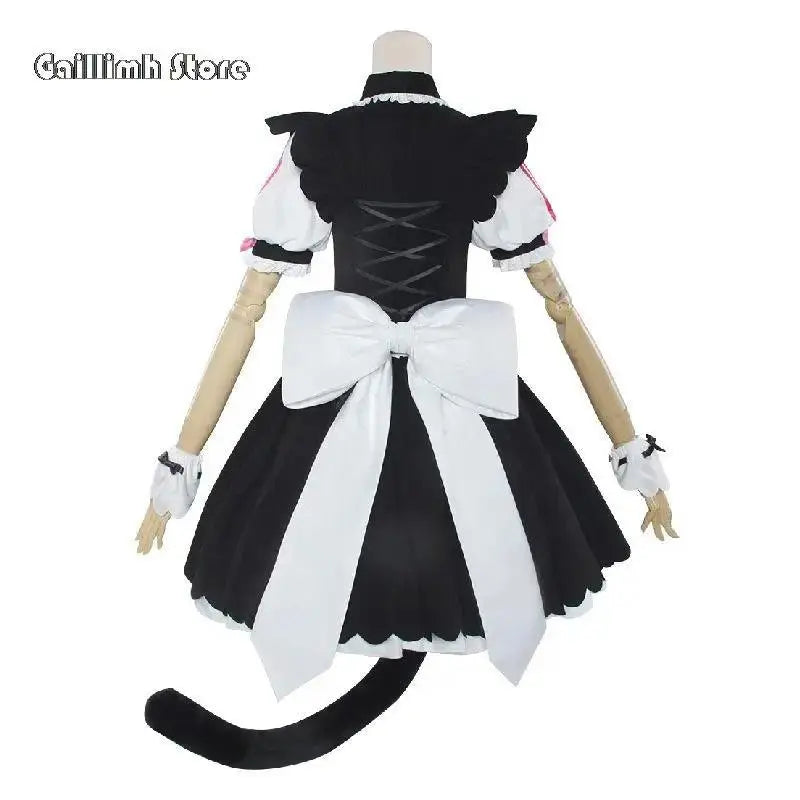Vanilla Cosplay Costume In Stock Maid Dress Maid Outfit NEKOPARA Chocola Vanilla OVA Maid Game Uniform Cat Neko Girl Women - SS69