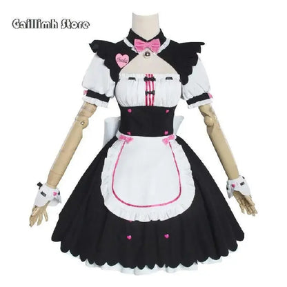 Vanilla Cosplay Costume In Stock Maid Dress Maid Outfit NEKOPARA Chocola Vanilla OVA Maid Game Uniform Cat Neko Girl Women - SS69