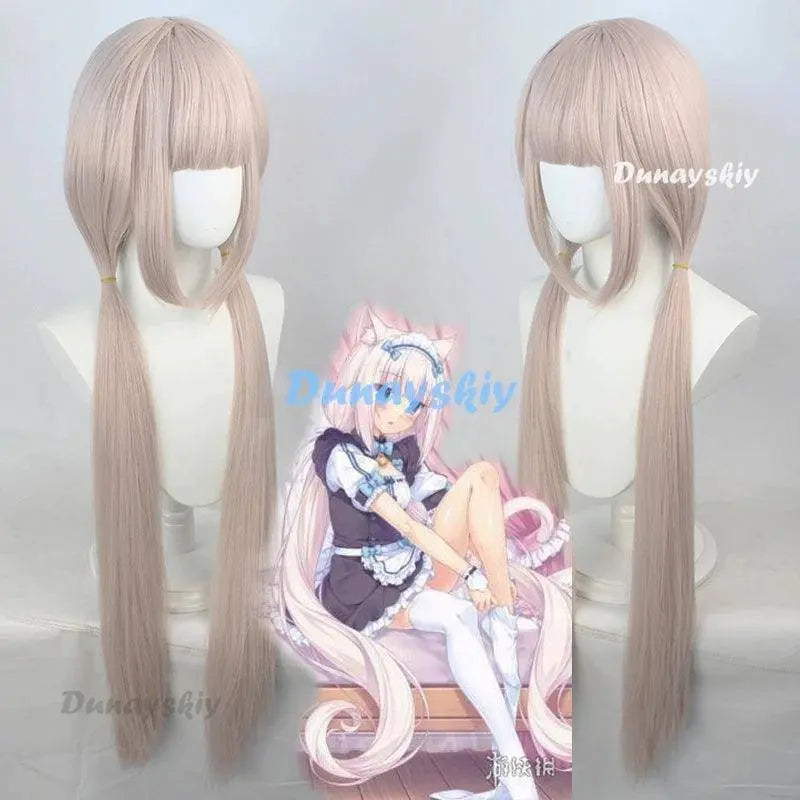 Vanilla Cosplay Costume In Stock Maid Dress Maid Outfit NEKOPARA Chocola Vanilla OVA Maid Game Uniform Cat Neko Girl Women - SS69