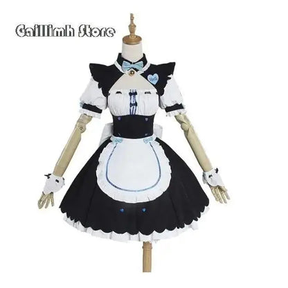 Vanilla Cosplay Costume In Stock Maid Dress Maid Outfit NEKOPARA Chocola Vanilla OVA Maid Game Uniform Cat Neko Girl Women - SS69