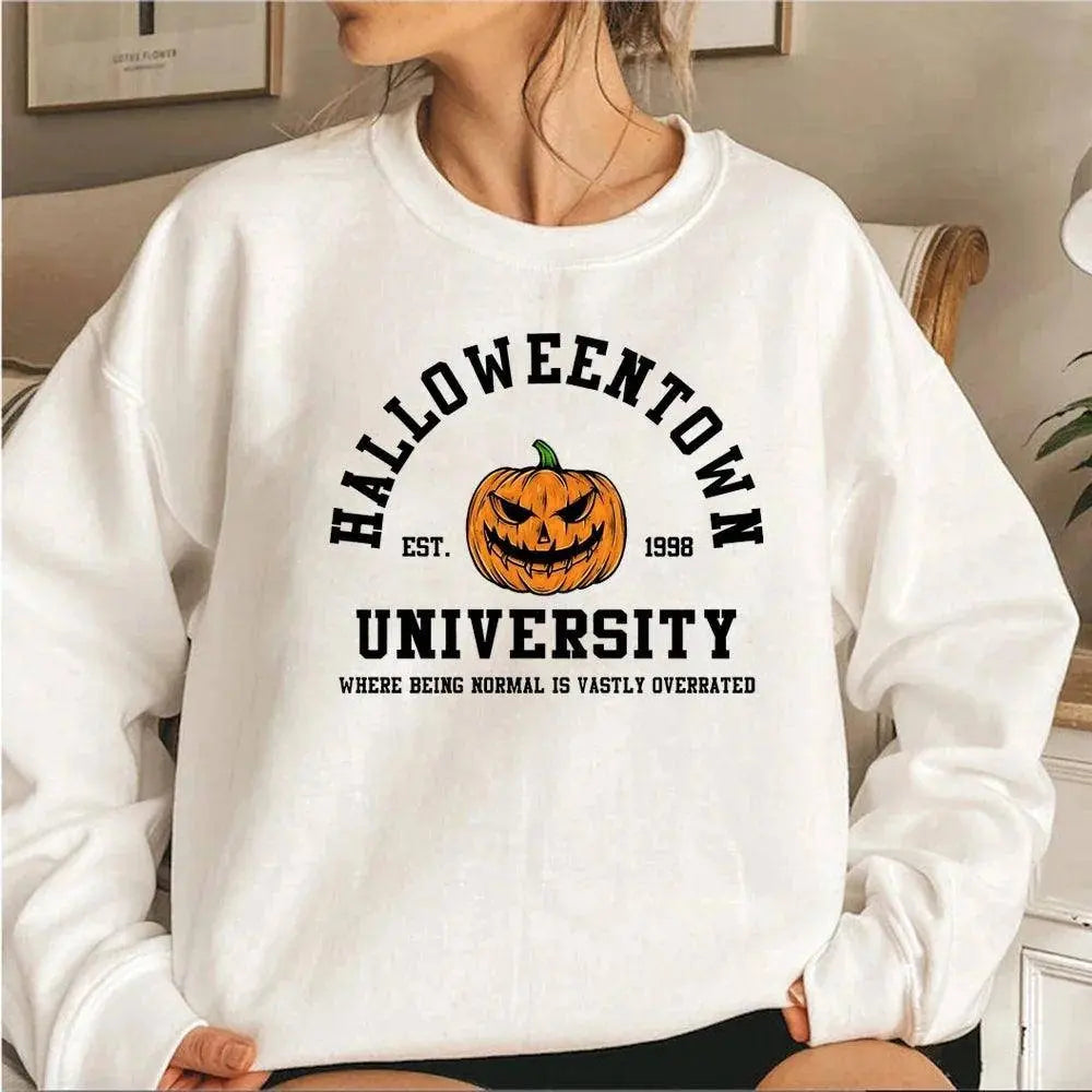 Vintage Halloweentown Sweatshirt Halloweentown Est 1998 Pullover Funny - SS69