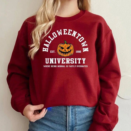 Vintage Halloweentown Sweatshirt Halloweentown Est 1998 Pullover Funny - SS69