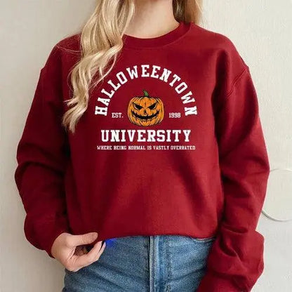 Vintage Halloweentown Sweatshirt Halloweentown Est 1998 Pullover Funny - SS69
