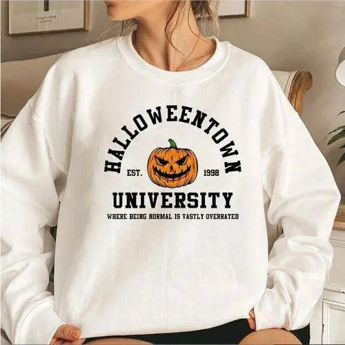 Vintage Halloweentown Sweatshirt Halloweentown Est 1998 Pullover Funny - SS69