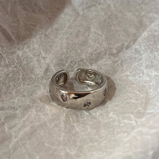 Vintage Irregular Cross Star Open Ring for Women Men Punk Gothic Sliver Color Adjustable Couple Rings Y2K Egirl Jewelry Gift SS69 8.69 2