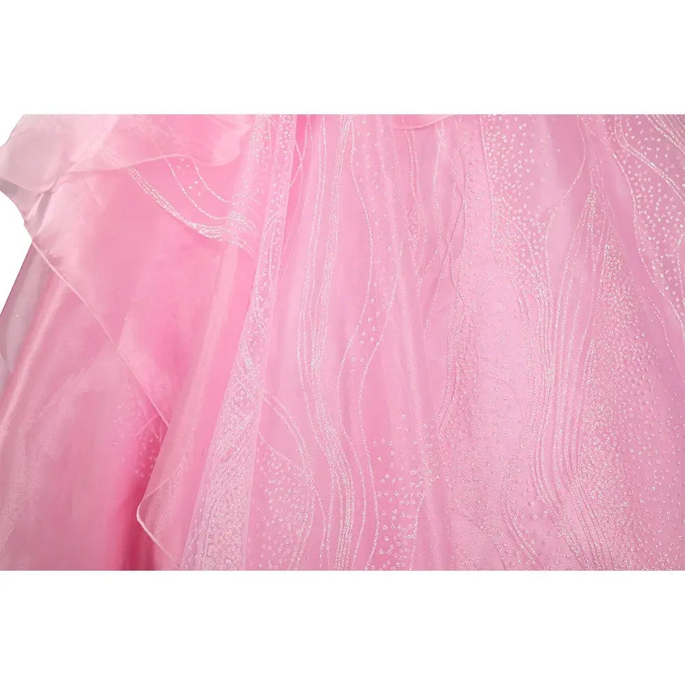 Wicked Glinda Cosplay Costume Disguise Women Pink Dress Halloween Carnival Party Outfits SS69