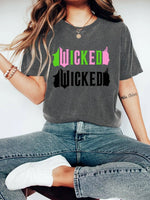 Wicked Movie-Inspired Women's T-Shirt - Casual Crew Neck, Short Sleeve, Breathable Polyester Blend, Machine Washable - Perfect for Spring & Summer SS69