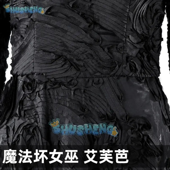 Wicked Witch Elphaba Cosplay Costume Uniform Halloween Carnival Party Christmas Play Role Clothes Clothing for Women Shusheng SS69