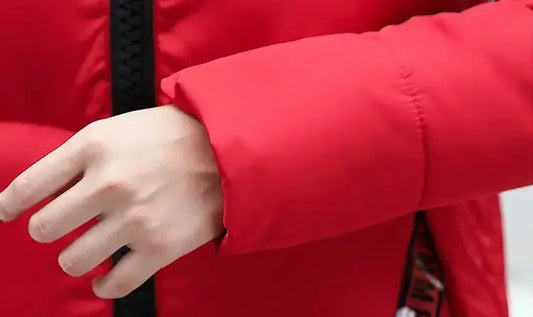 Winter coats women down jackets 2025 long slim solid color coat female Jackets outerwears woman parkas clothes zip fur collar SS69