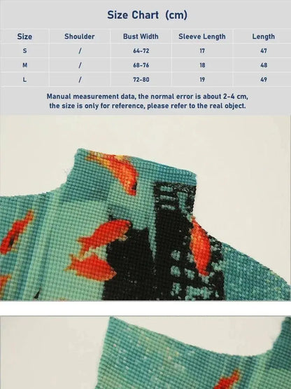 Women Bodycon T-Shirts Short Sleeve Tie Dye Tees Stretch Crop Tops Goblin Core 2000s Coquette Gyaru Aesthetic Kpop Kawaii Summe SS69