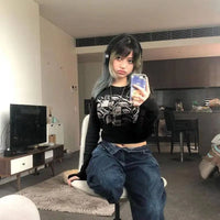 Women Retro Eyes T-Shirt - SS69