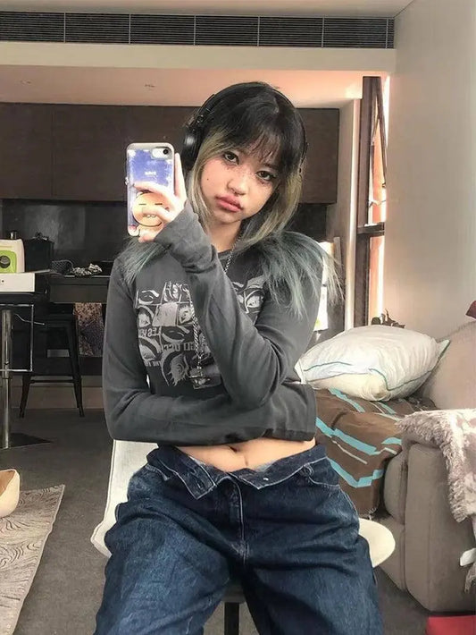 Women Retro Eyes T-Shirt - SS69