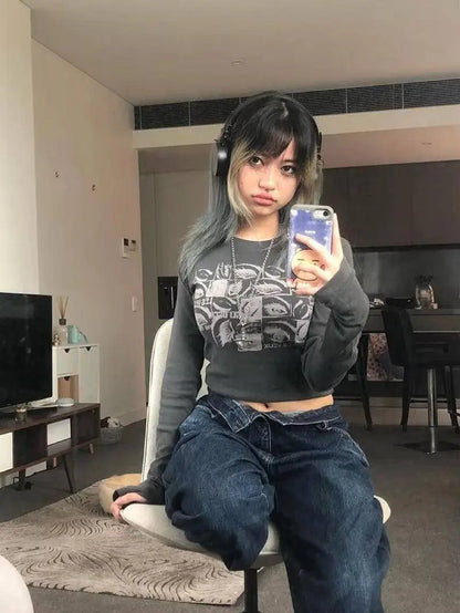 Women Retro Eyes T-Shirt - SS69