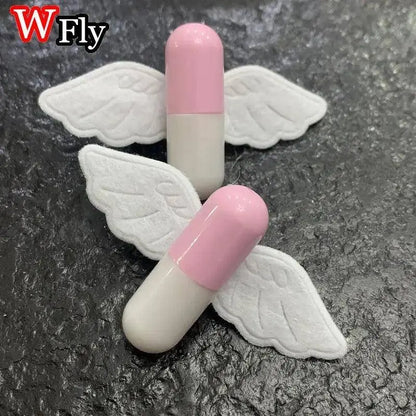 Women Y2k girl Harajuku Mine tie small pill hairpin Goth cute pair clip headwear Lolita cosplay props wing hairgrips SS69