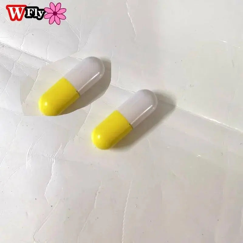 Women Y2k girl Harajuku Mine tie small pill hairpin Goth cute pair clip headwear Lolita cosplay props wing hairgrips SS69