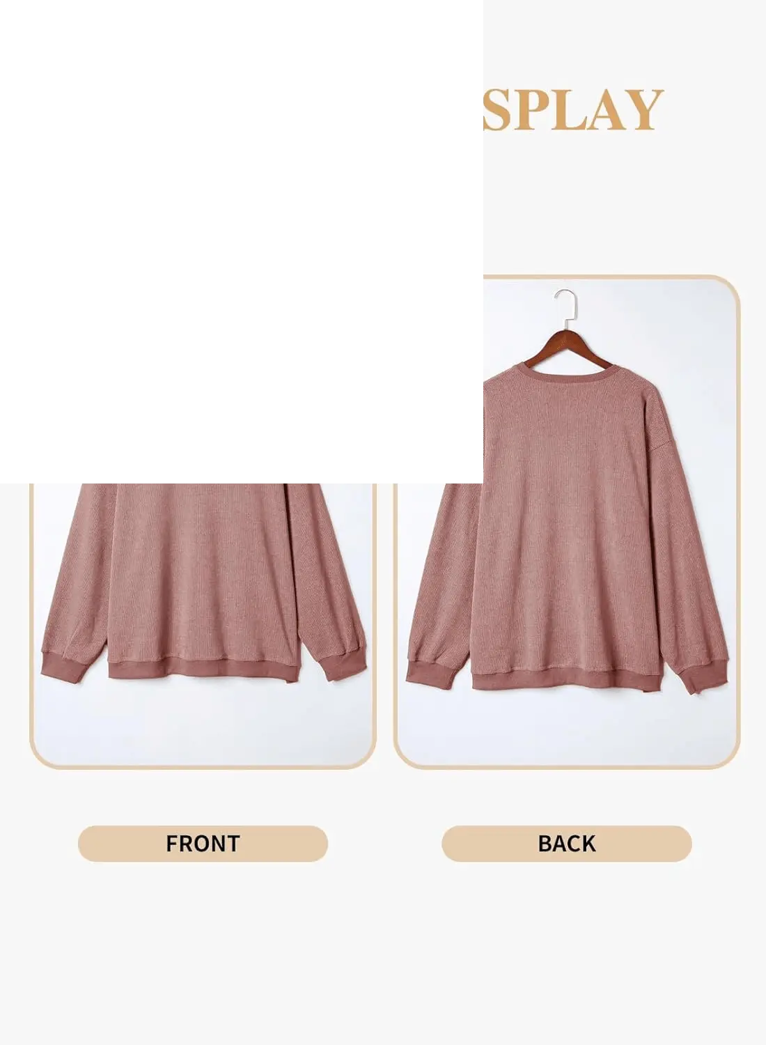 Women plus Size Sweatshirts Long Sleeves (1X-5X) - SS69