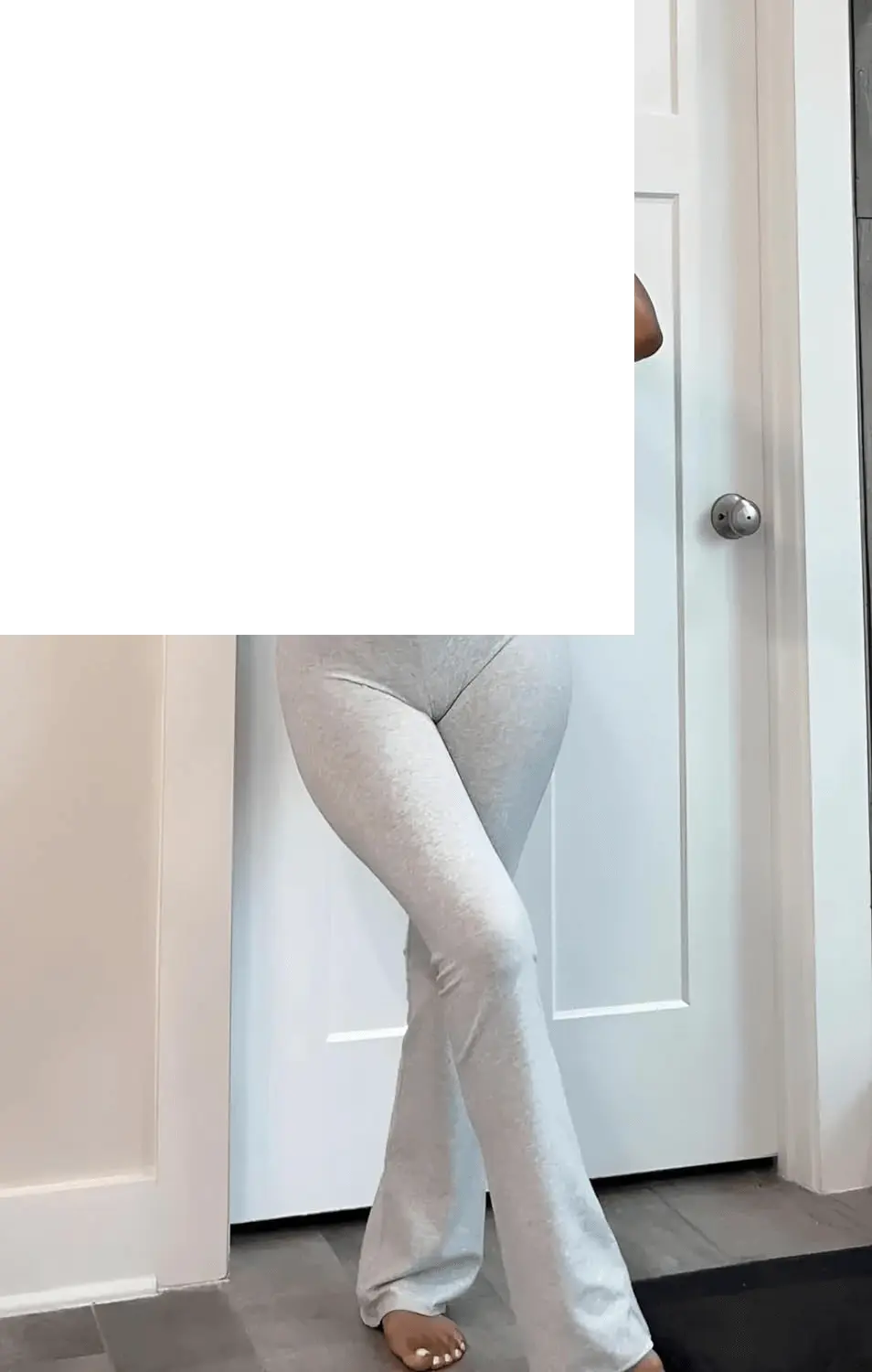 Women'S 2 Piece Lounge Outfits Slim Short Sleeve Tops Low Rise Flare Leggings Sets Yoga Sweatsuit - SS69