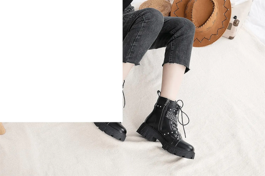 Women'S 9620 Chelsea Ankle Boots | Fashion Lug Sole Platform Elastic Slip-On Booties - SS69