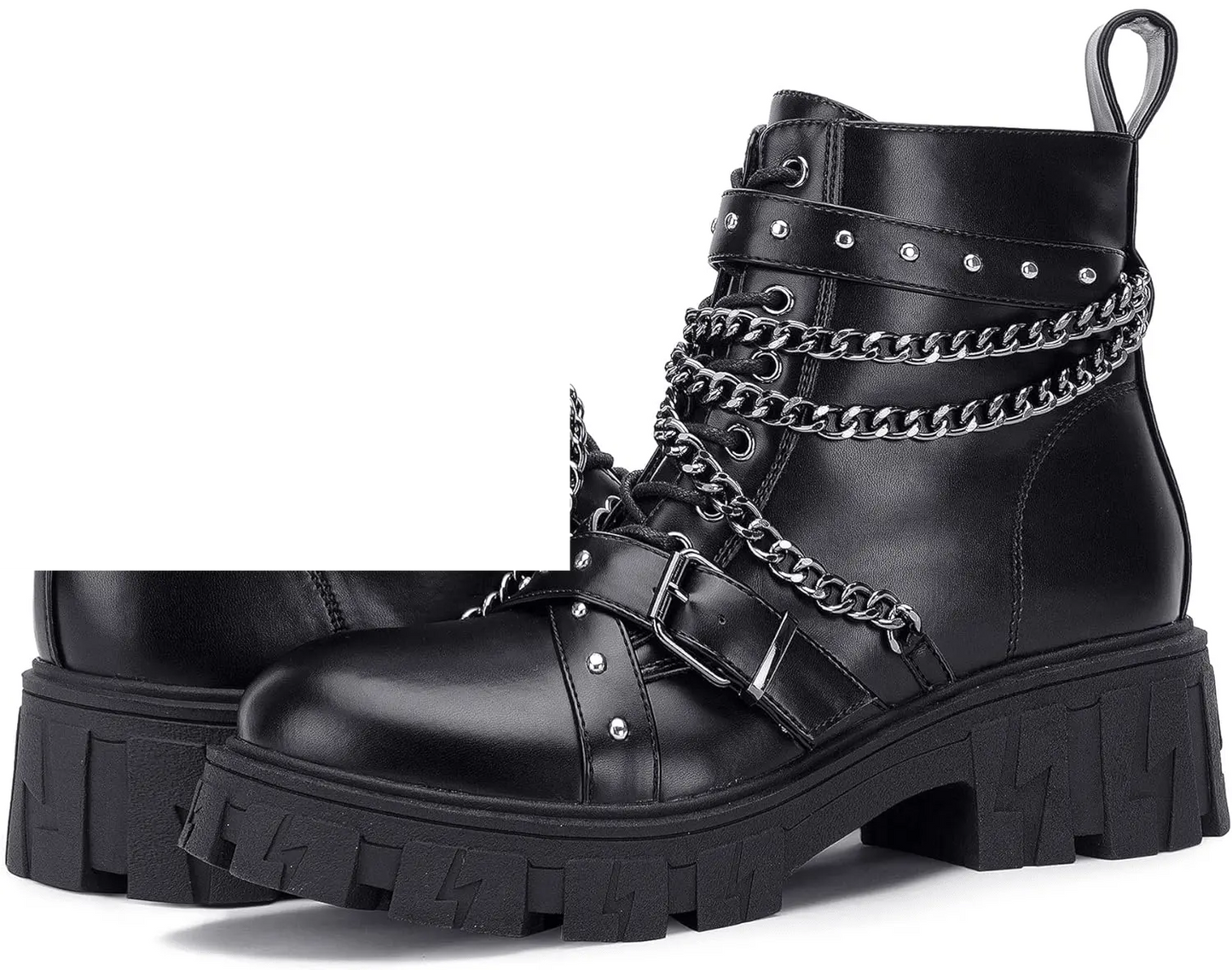 Women'S 9620 Chelsea Ankle Boots | Fashion Lug Sole Platform Elastic Slip-On Booties - SS69