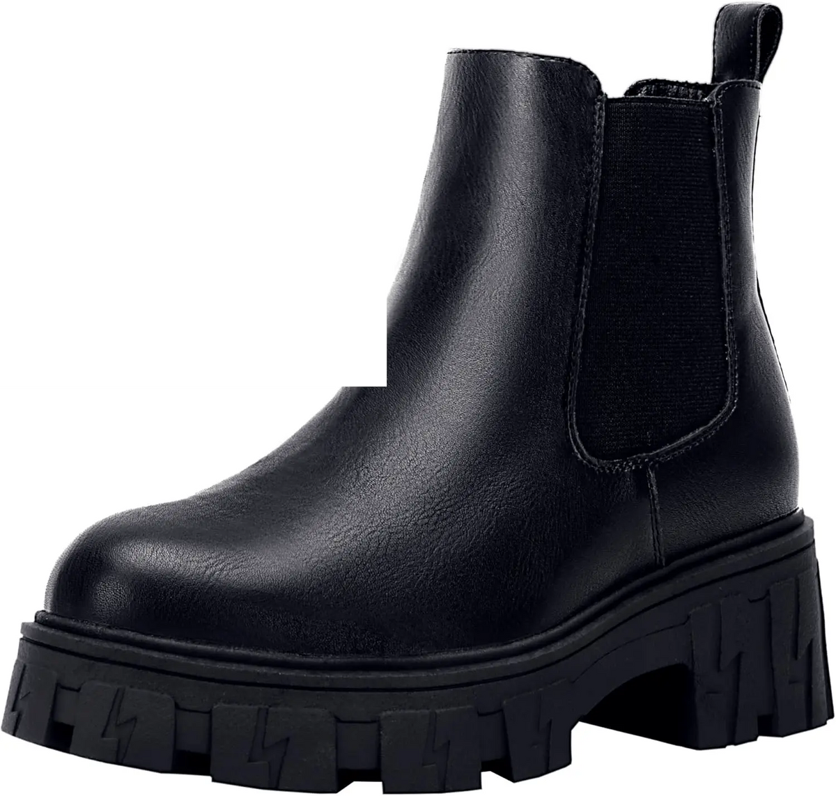 Women'S 9620 Chelsea Ankle Boots | Fashion Lug Sole Platform Elastic Slip-On Booties - SS69