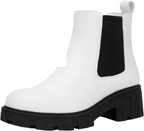 Women'S 9620 Chelsea Ankle Boots | Fashion Lug Sole Platform Elastic Slip-On Booties - SS69