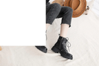 Women'S 9620 Chelsea Ankle Boots | Fashion Lug Sole Platform Elastic Slip-On Booties - SS69