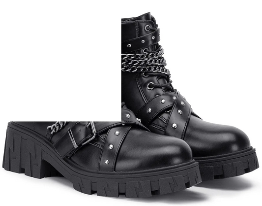 Women'S 9620 Chelsea Ankle Boots | Fashion Lug Sole Platform Elastic Slip-On Booties - SS69