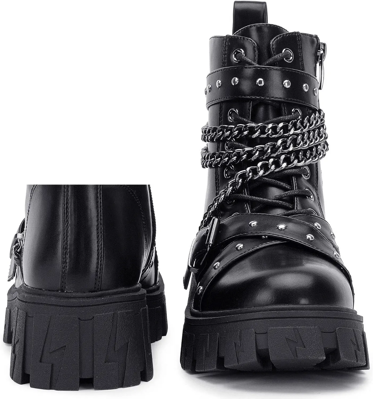 Women'S 9620 Chelsea Ankle Boots | Fashion Lug Sole Platform Elastic Slip-On Booties - SS69