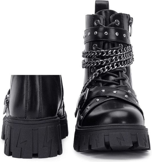 Women'S 9620 Chelsea Ankle Boots | Fashion Lug Sole Platform Elastic Slip-On Booties - SS69