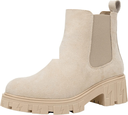 Women'S 9620 Chelsea Ankle Boots | Fashion Lug Sole Platform Elastic Slip-On Booties - SS69