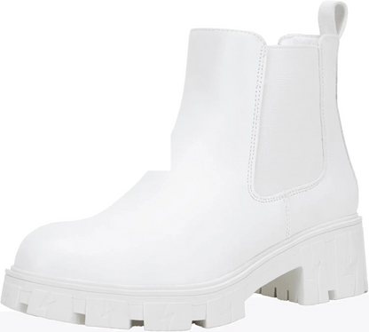 Women'S 9620 Chelsea Ankle Boots | Fashion Lug Sole Platform Elastic Slip-On Booties - SS69