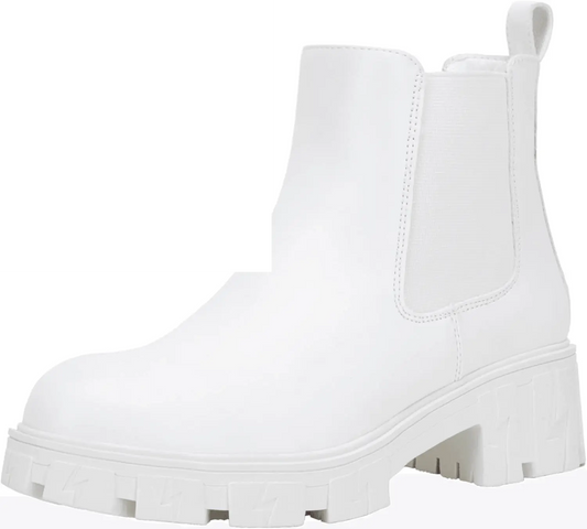 Women'S 9620 Chelsea Ankle Boots | Fashion Lug Sole Platform Elastic Slip-On Booties - SS69