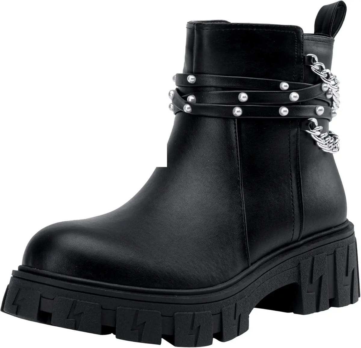 Women'S 9620 Chelsea Ankle Boots | Fashion Lug Sole Platform Elastic Slip-On Booties - SS69